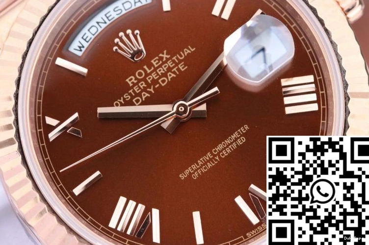Day EW 40mm Dial Factory 228235 Rolex Brown Date 0723